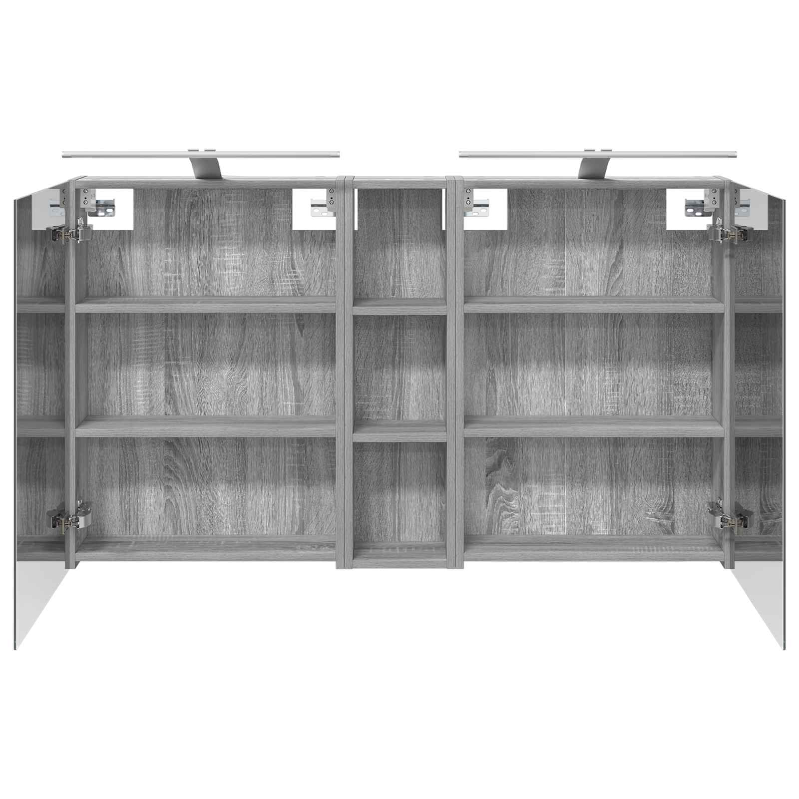Badezimmerschrank-Set 3 pcs 80 x 10,5 x 50 cm Holzwerkstoff