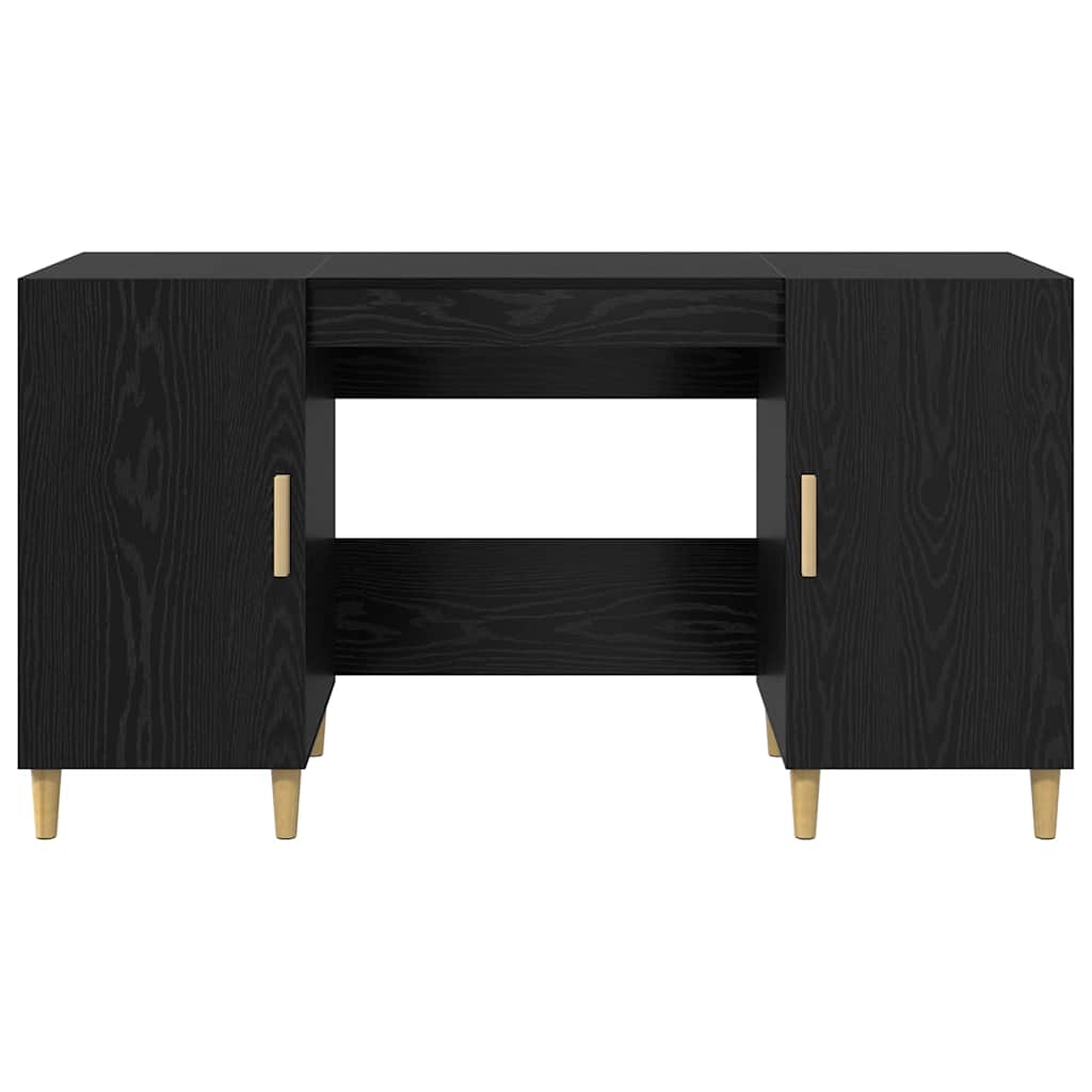 Schreibtisch Weiß 140x50x75 cm Holzwerkstoff