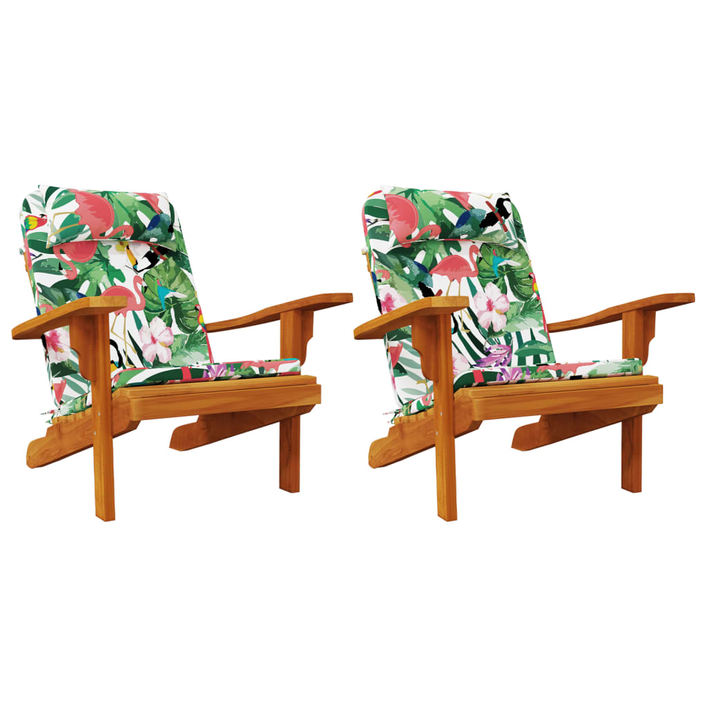 Adirondack-Auflagen 2 Stk. Hellblau Oxford-Gewebe