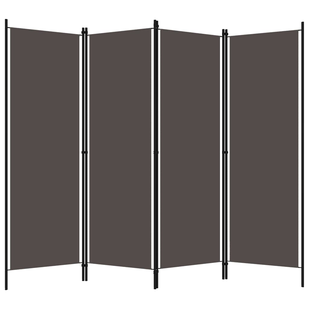 Raumteiler Beige 150 x 180 cm Stoff