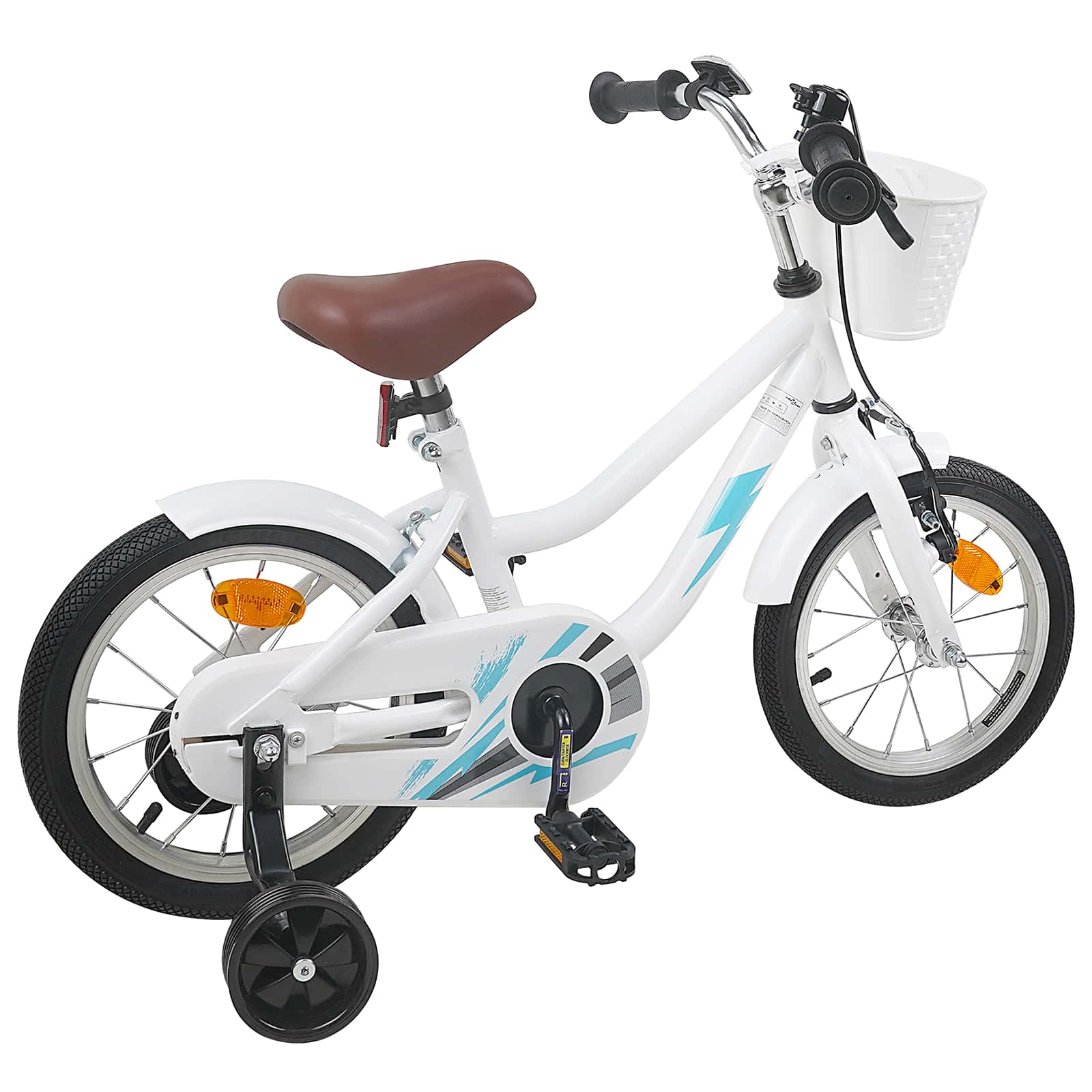 Kinderfahrrad 12 Zoll für 2-4 Jahre alt Hellrosa