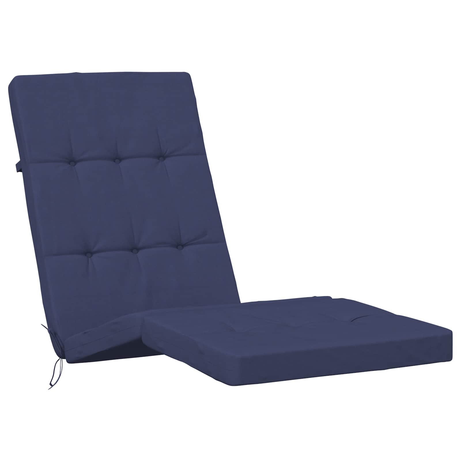 Liegestuhl-Auflagen 2 Stk. Creme Oxford-Gewebe