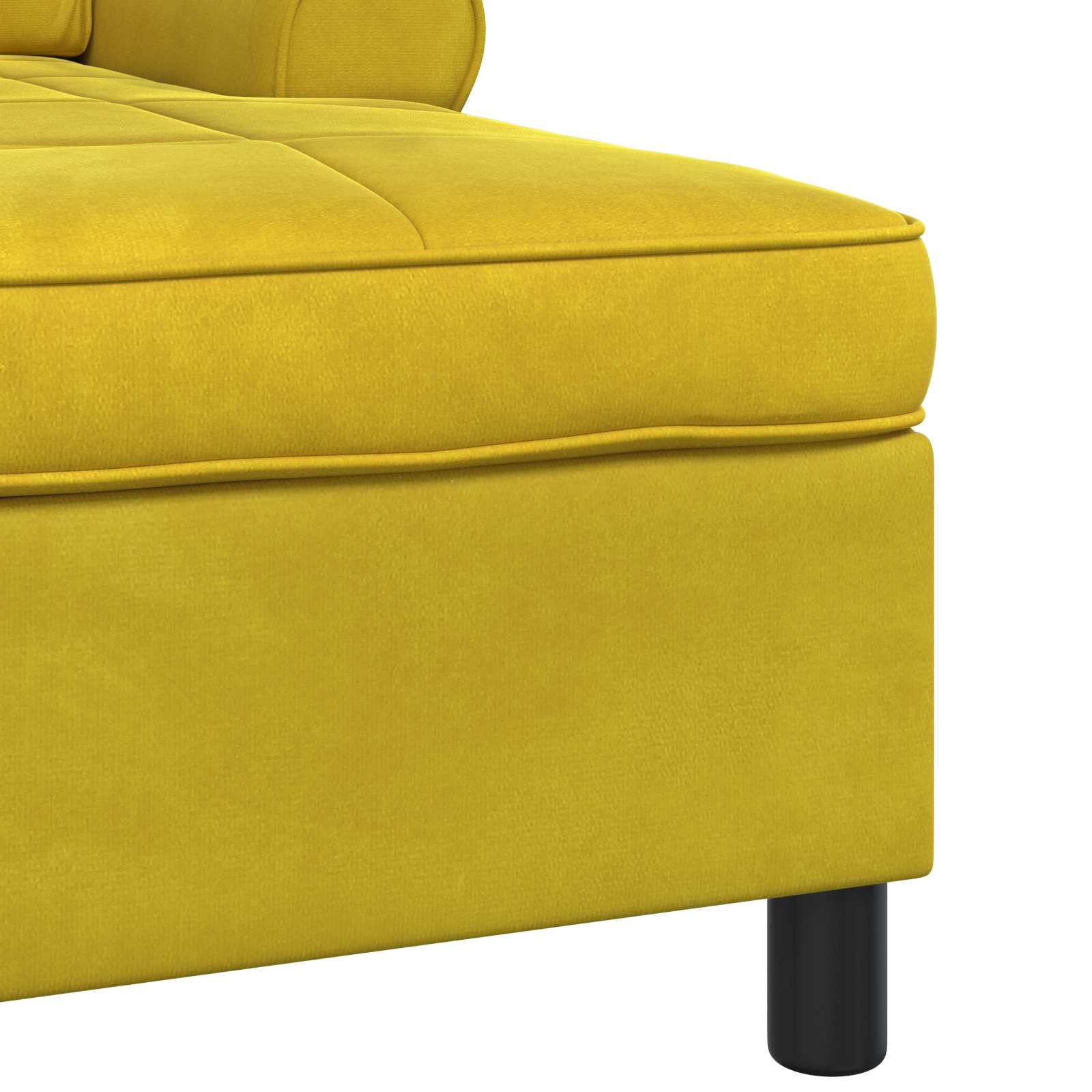 Lounge-Liege mit Kissen Hellgrau 91 x 157 x 91 cm Samt