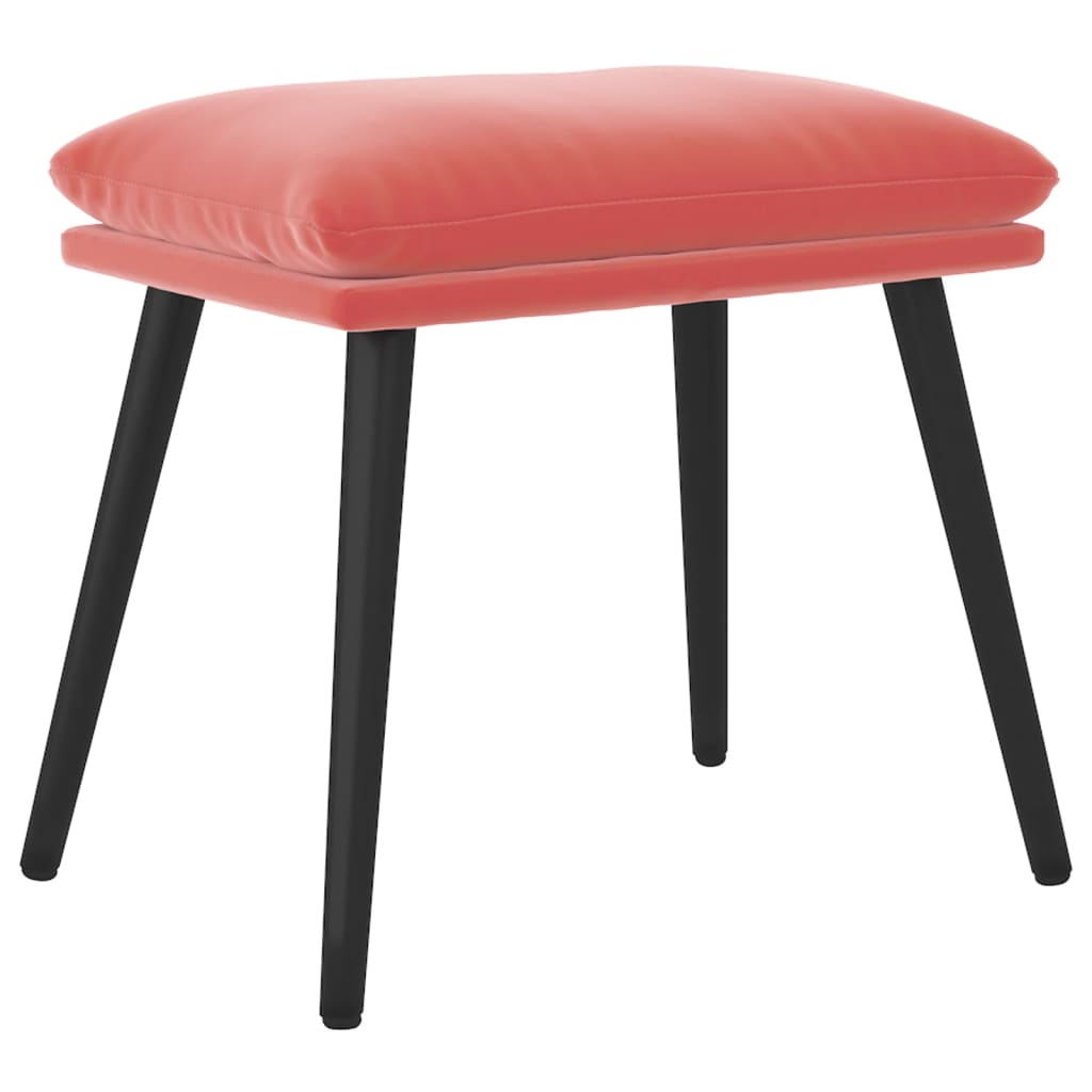 Fußhocker Hellgrau 45x29,5x35 cm Samt