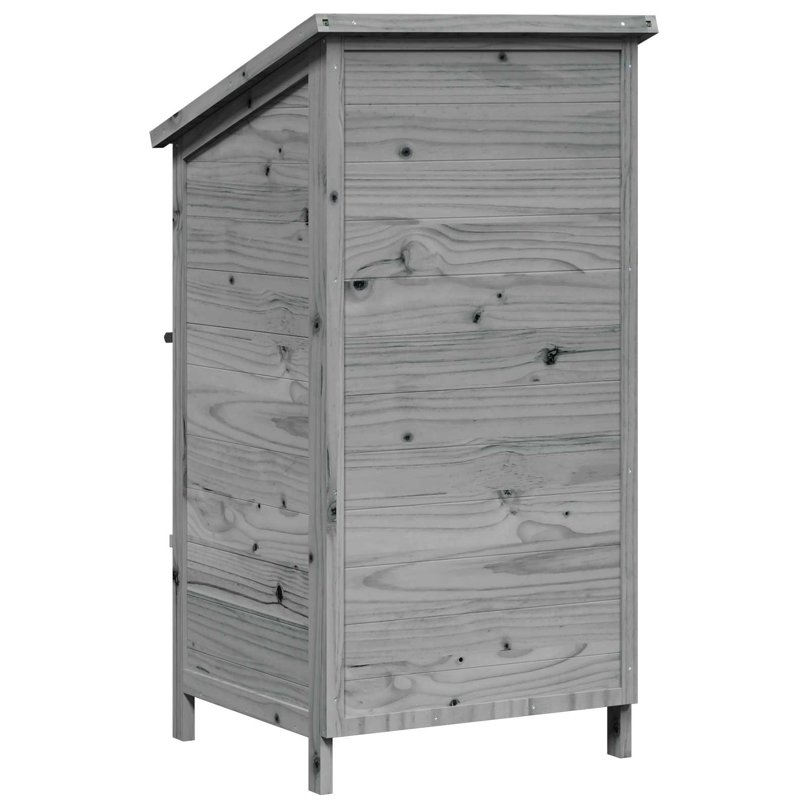 Gartenschuppen Natur 59,5 x 56 x 113,5 cm Massivholz aus Fichte