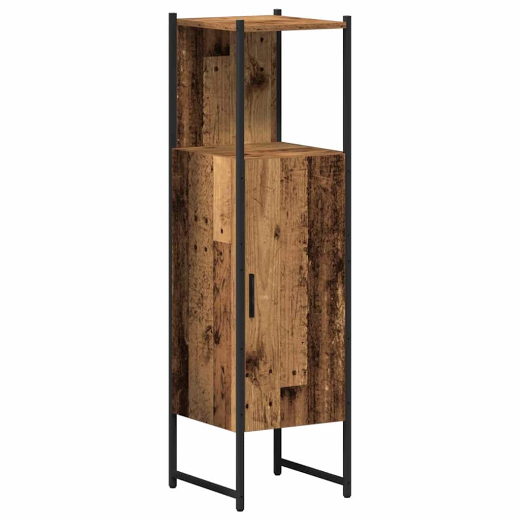 3-tlg. Badmöbel-Set Räuchereiche Holzwerkstoff