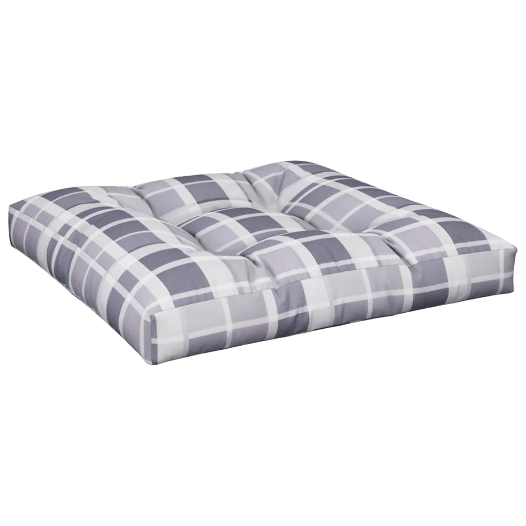 Palettenkissen Anthrazit 50x50x12 cm Stoff