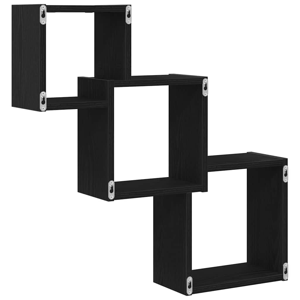Cube Wandregale Weiß 68x15x68 cm Holzwerkstoff