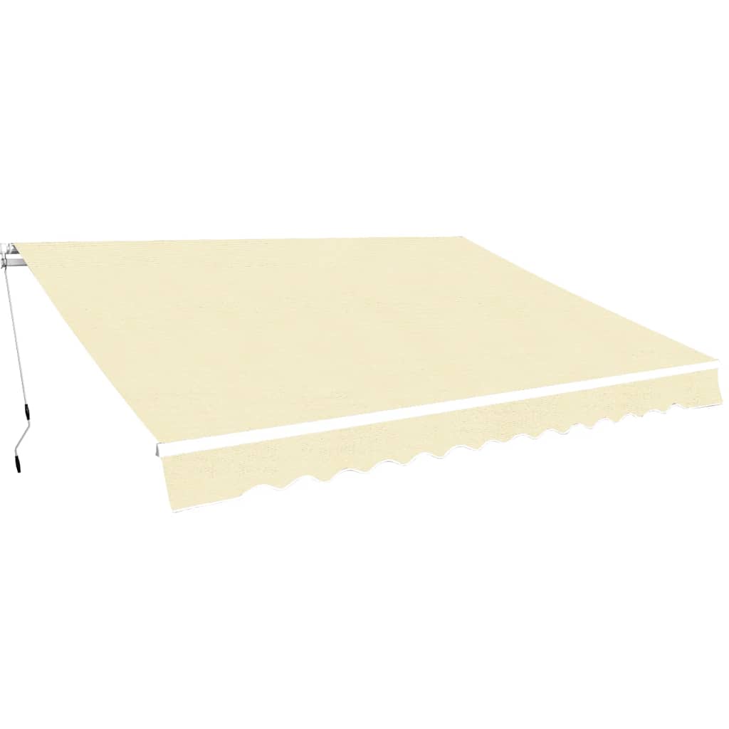 Gelenkarmmarkise 400 cm Blau/Weiß