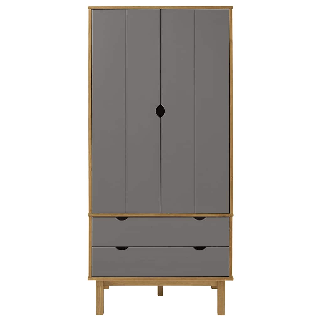 Kleiderschrank OTTA 76,5x53x172 cm Massivholz Kiefer