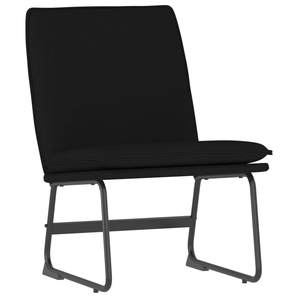 Loungesessel Hellgrau 52x75x76 cm Stoff