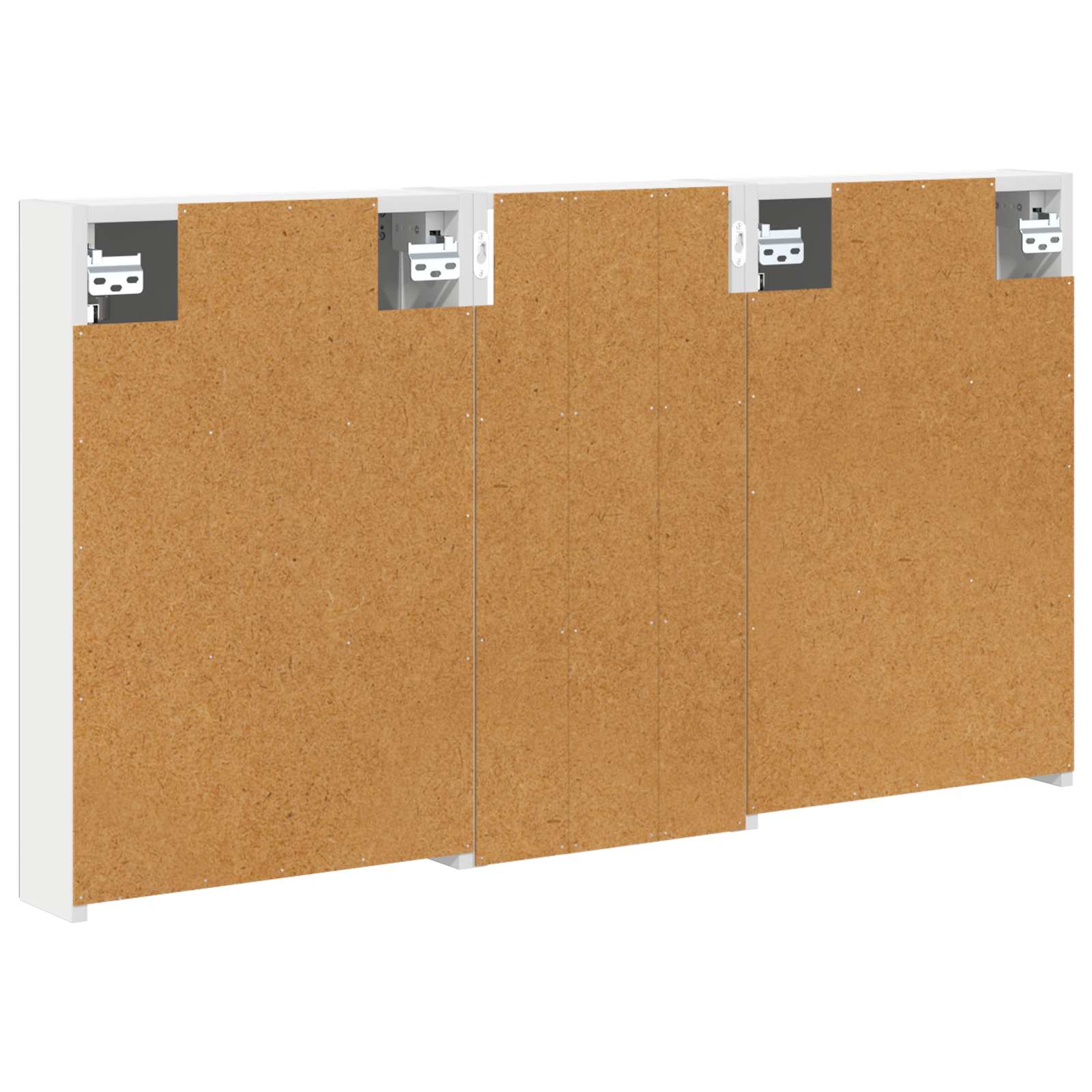 Badezimmerschrank-Set 3 pcs 80 x 10,5 x 50 cm Holzwerkstoff