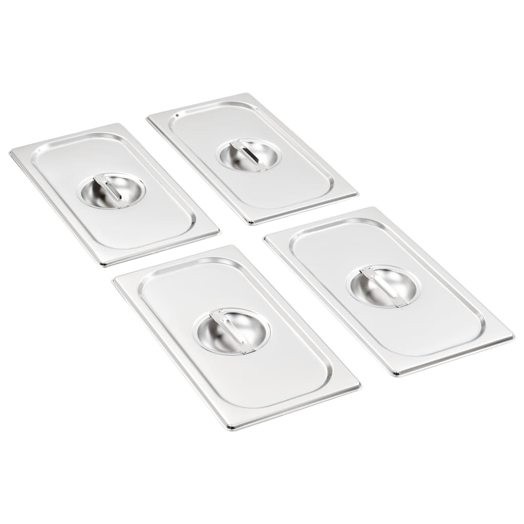 Deckel für GN 1/4 Behälter 4 Stk. Edelstahl