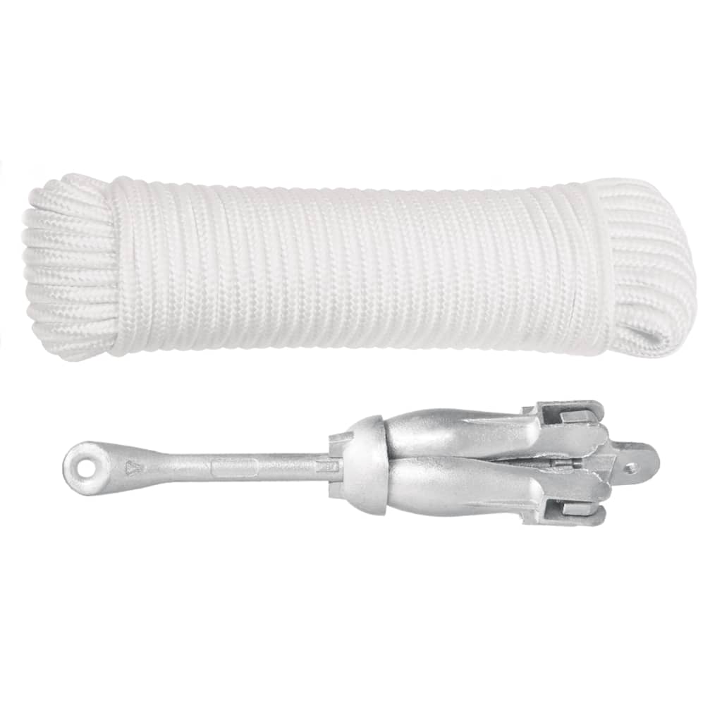 Klappanker Silber 0,7 kg Feuerverzinktes Gusseisen