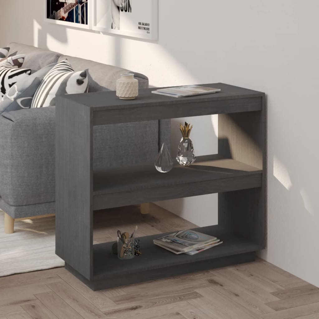 Bücherregal 40x35x71 cm Massivholz Kiefer