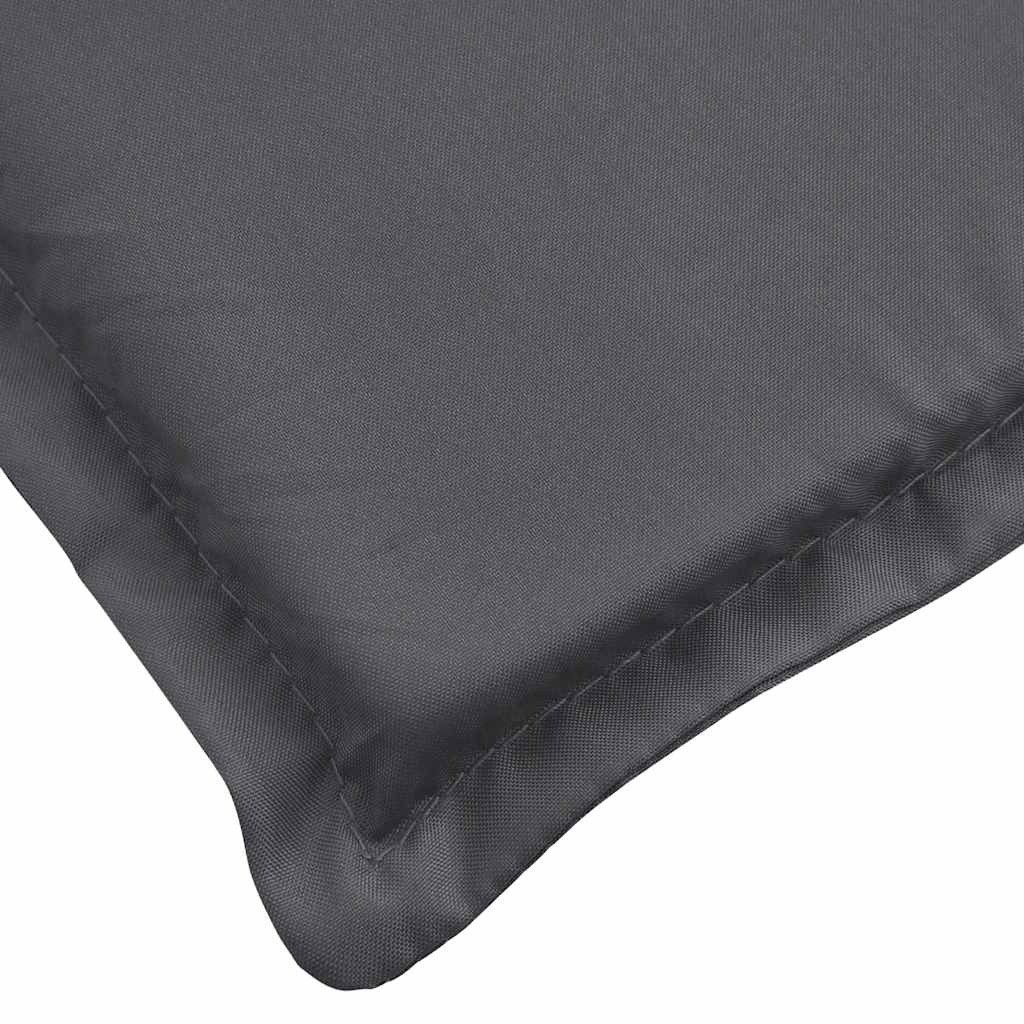 Sonnenliegen-Auflage Grau 180x60x4 cm Oxford-Gewebe