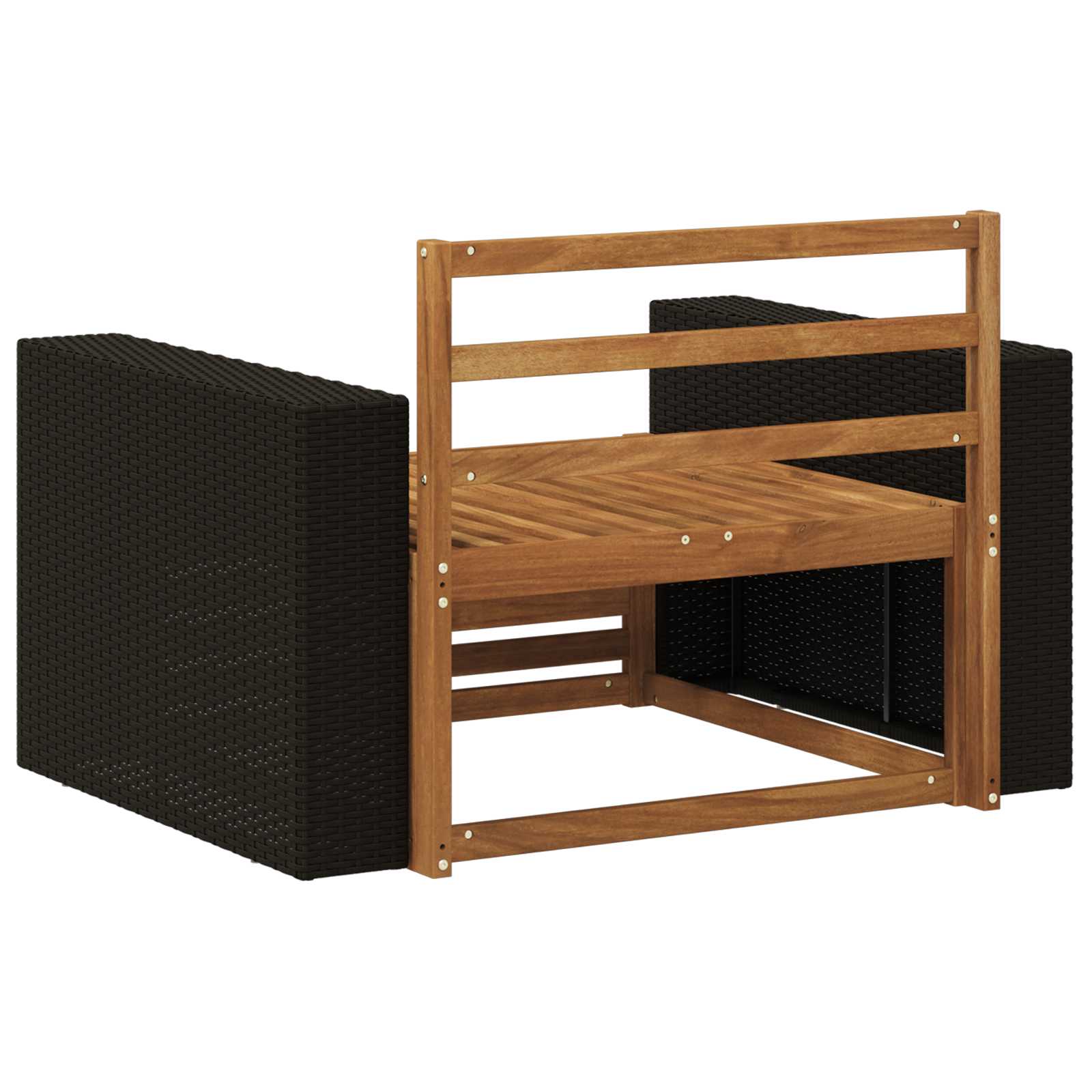 2 Stück Outdoor-Sofa Natur