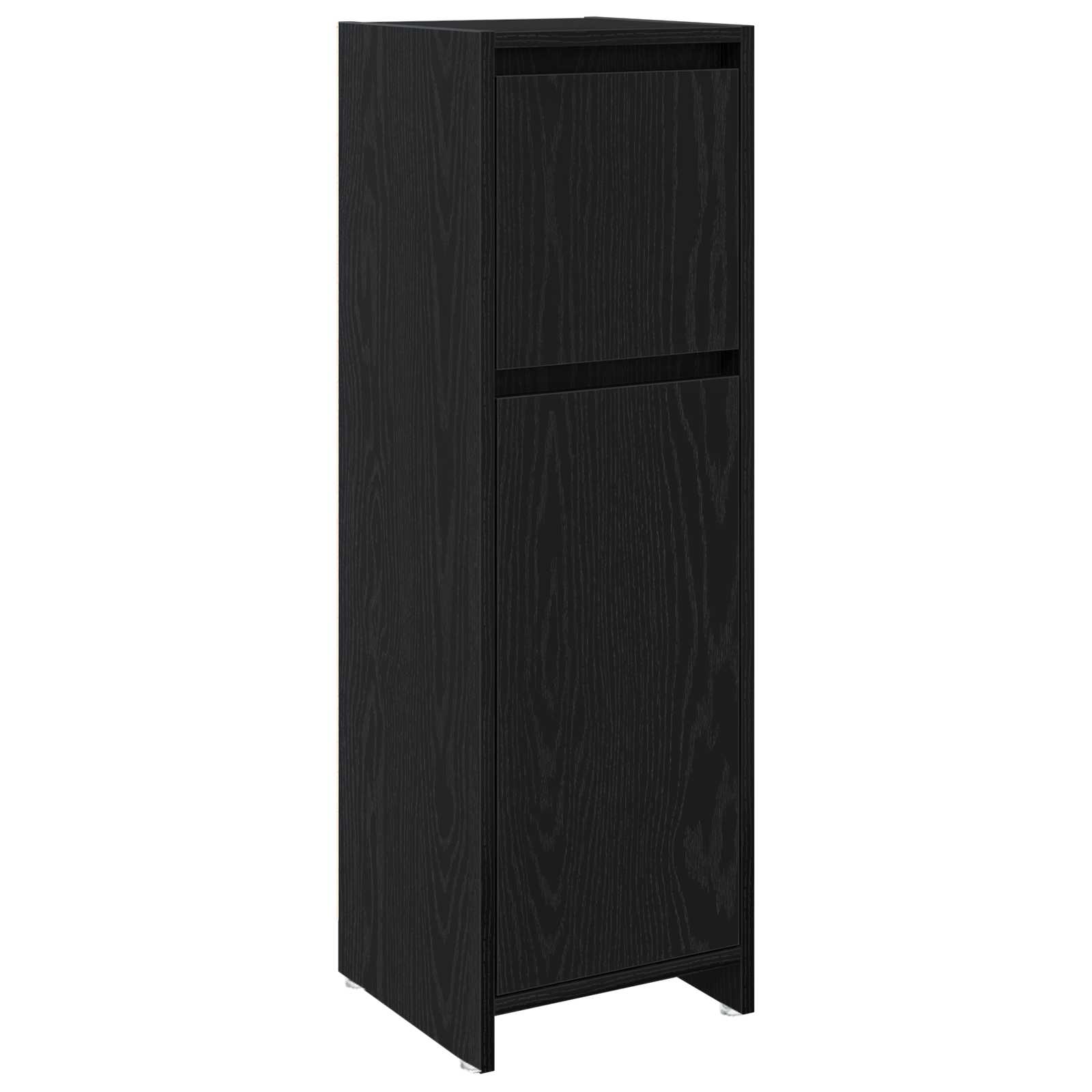 Badezimmerschrank Weiß 30x30x95 cm Holzwerkstoff