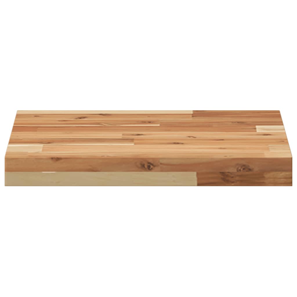 Tischplatte Rund Ø40x2 cm Massivholz Akazie