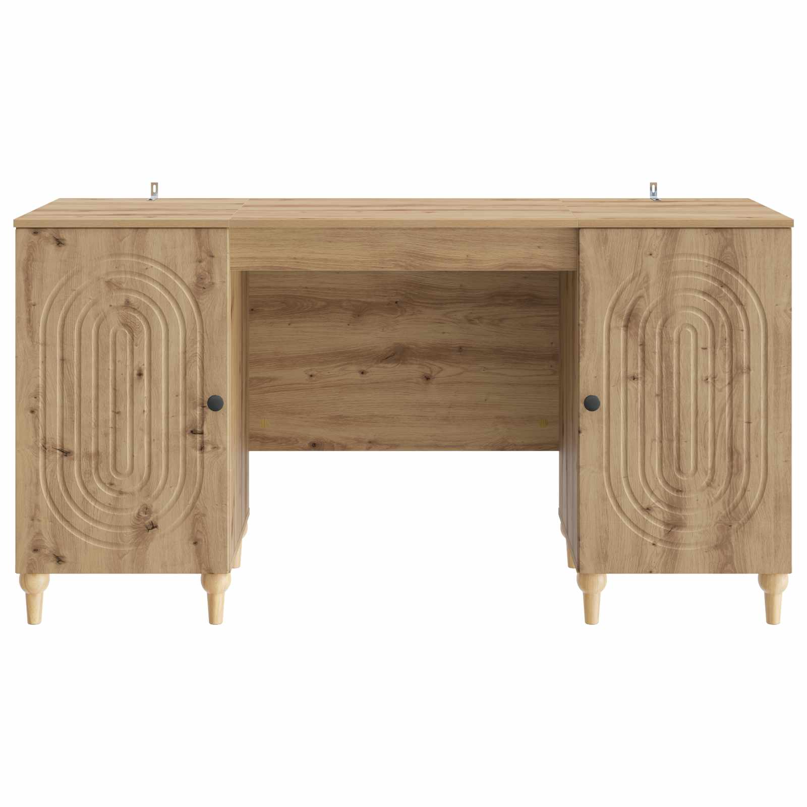 Schreibtisch mit Regal Schwarz 142,5 x 50 x 75 cm Holzwerkstoff