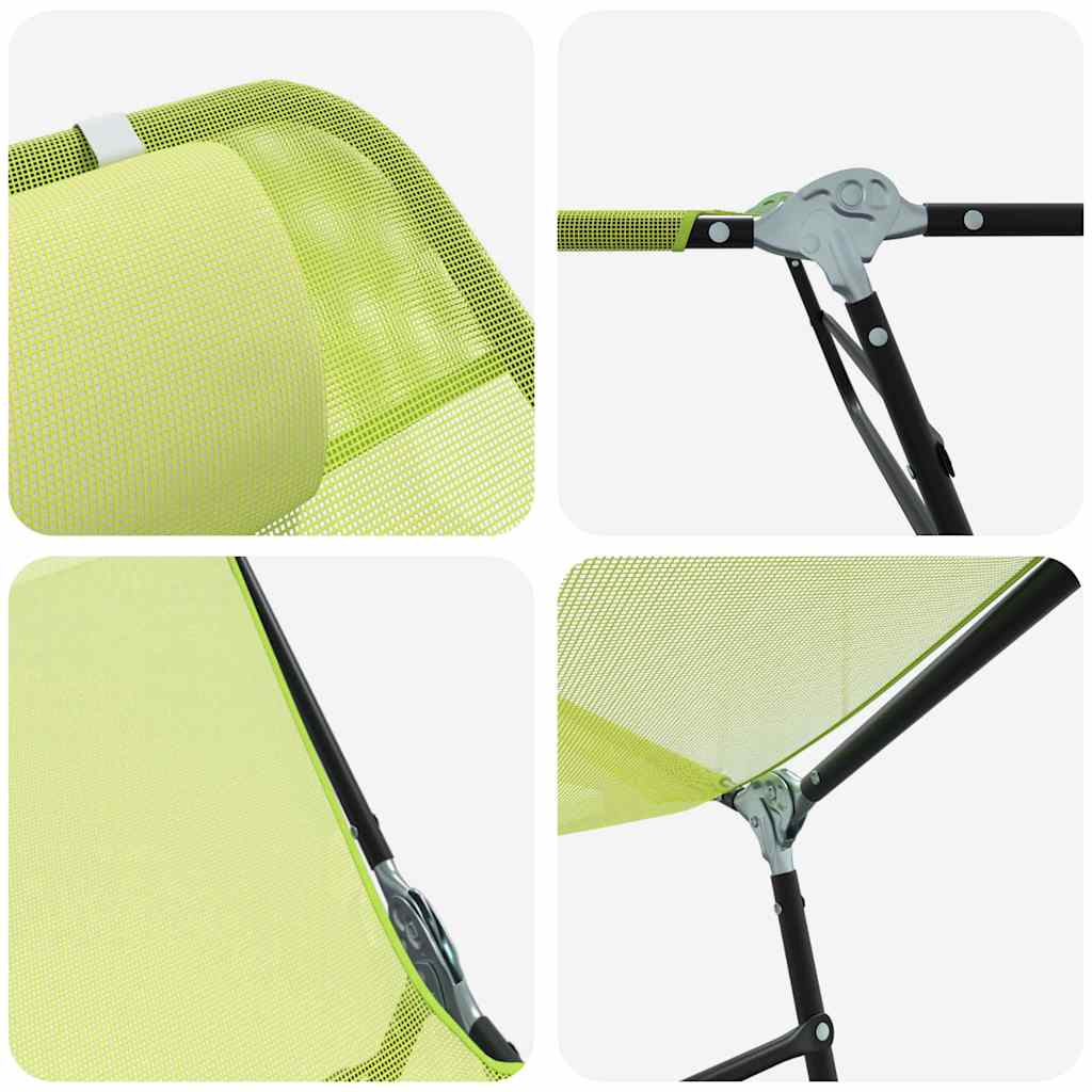 Klappbare Sonnenliege Creme 182 x 55 x 85,5 cm Textilene