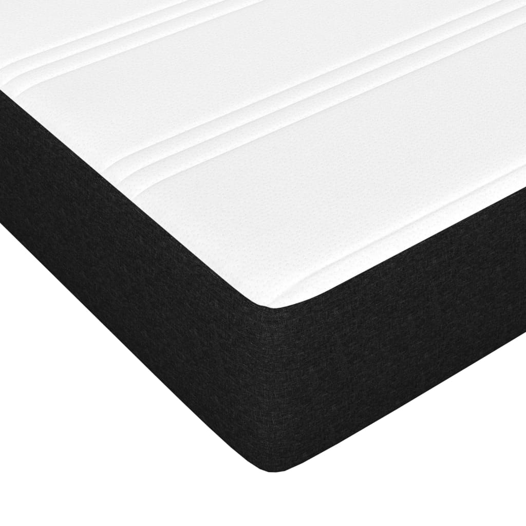 Taschenfederkernmatratze Mittel Hellgrau 80x200x20 cm Stoff