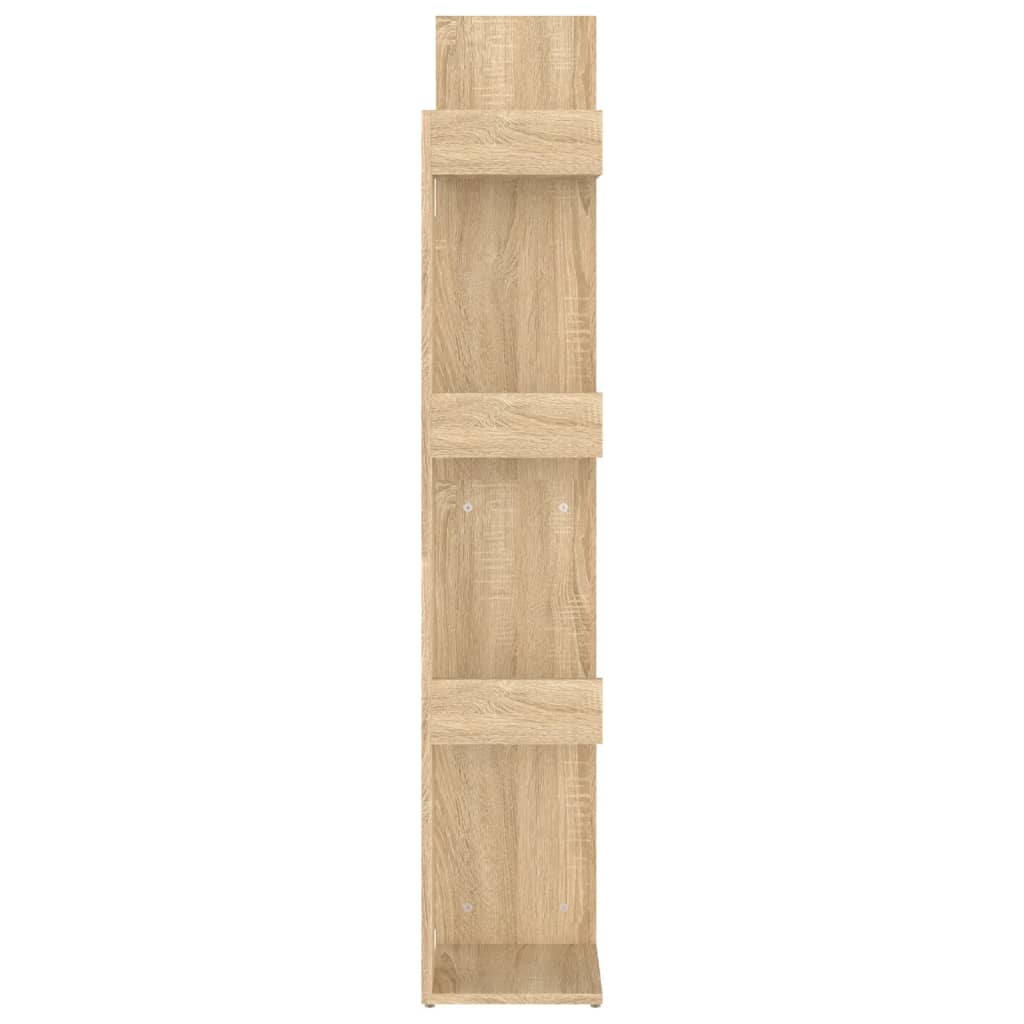 Bücherregal Weiß 86x25,5x140 cm Holzwerkstoff