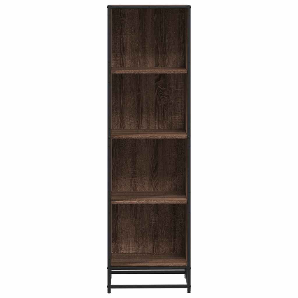 Bücherregal Schwarz 60x35x139 cm Holzwerkstoff