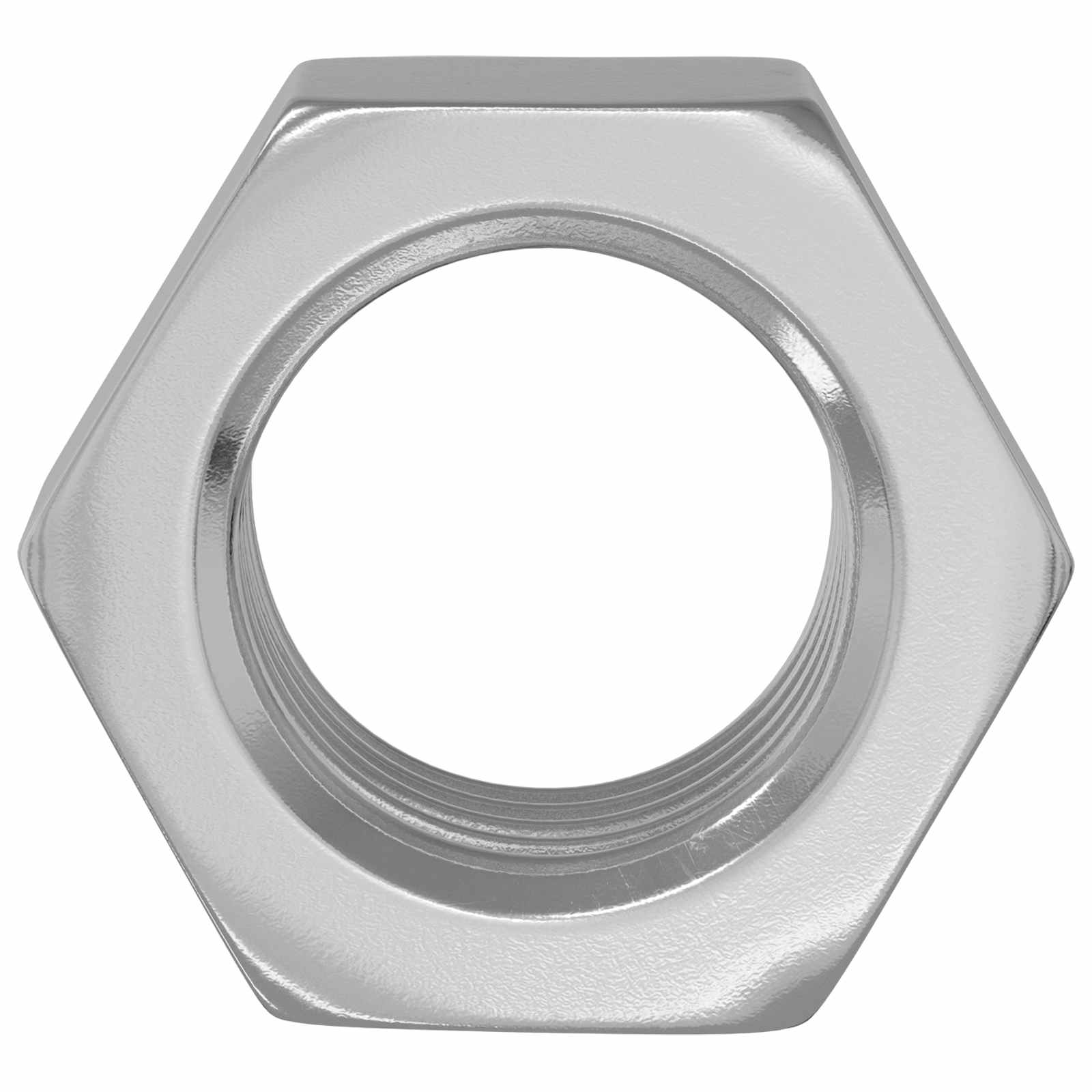 Sechskantmutter 2 pcs Silber M6 Metall