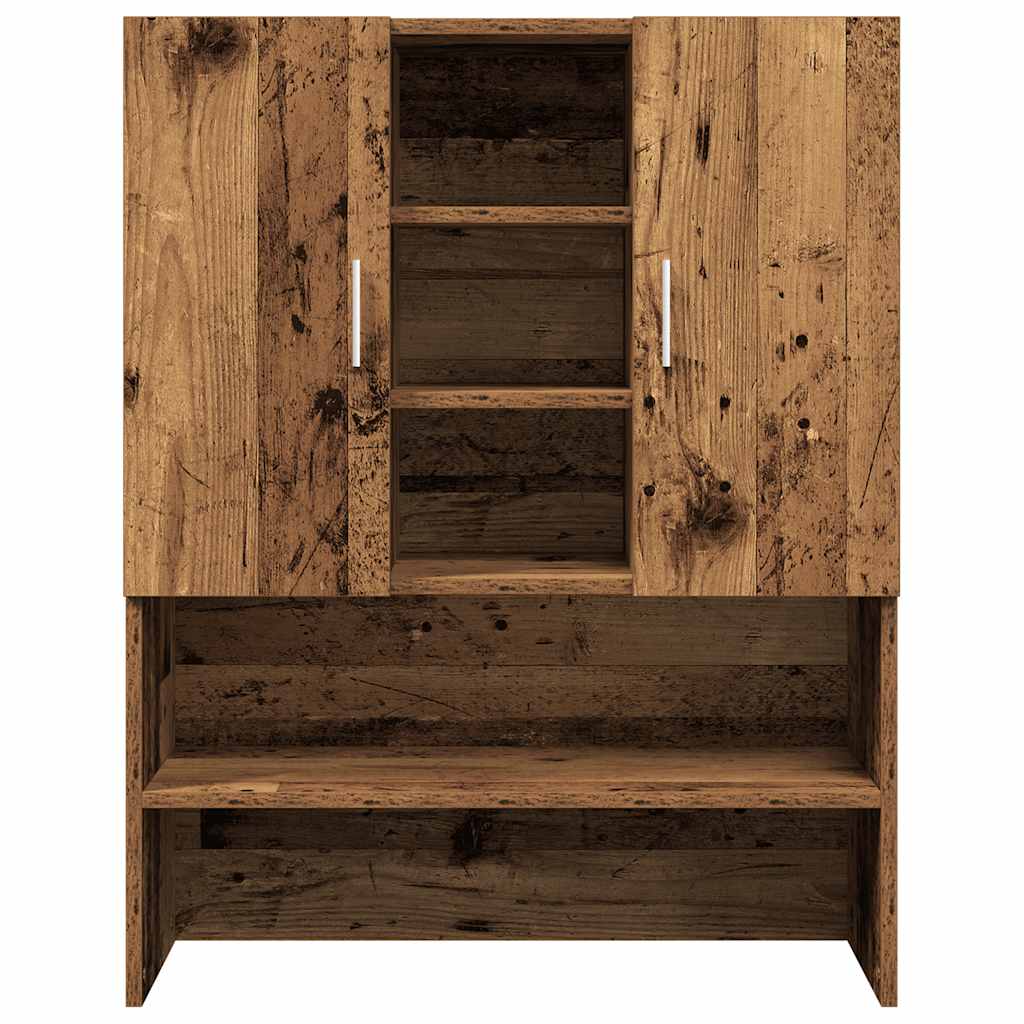 Waschmaschinenschrank Weiß 70,5x25,5x90 cm
