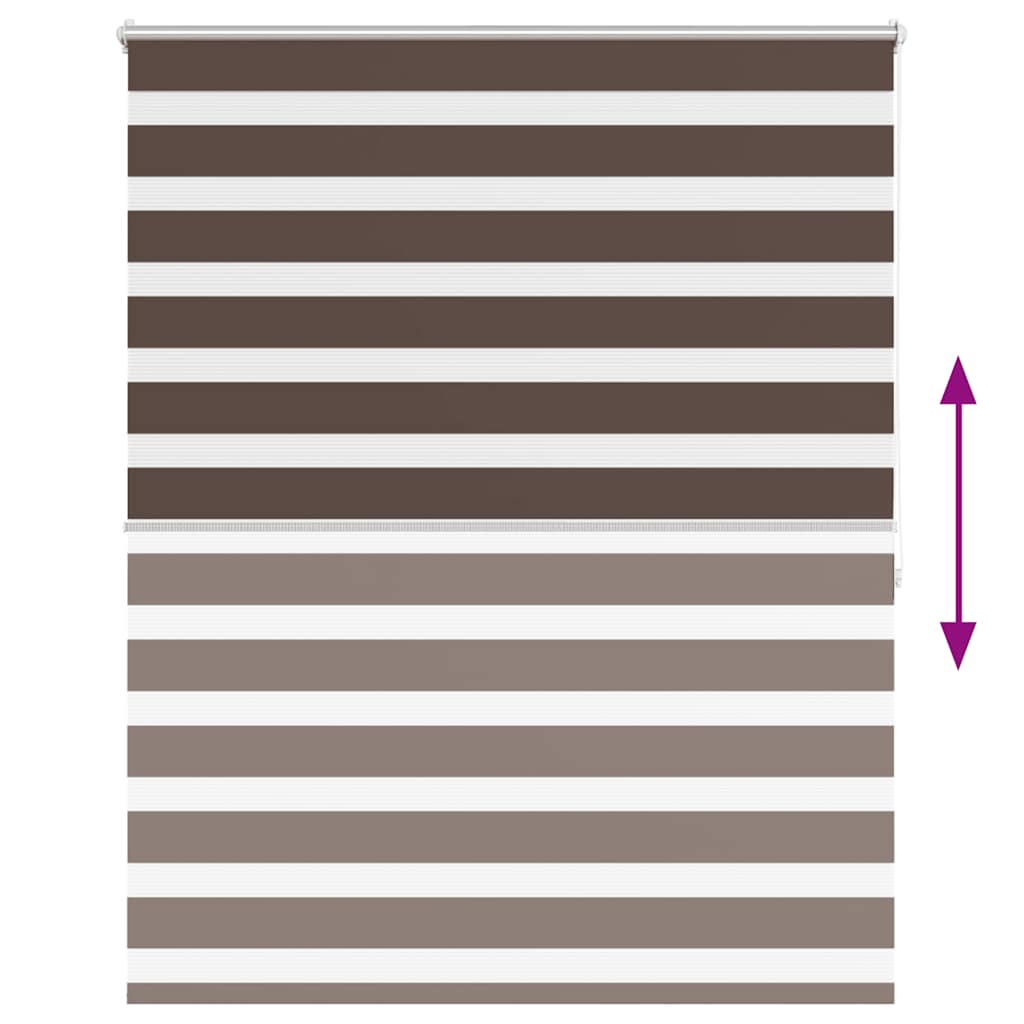 Zebra-Rollo 40,9 x 100 cm, Stoffbreite 36,7 cm, Weiß