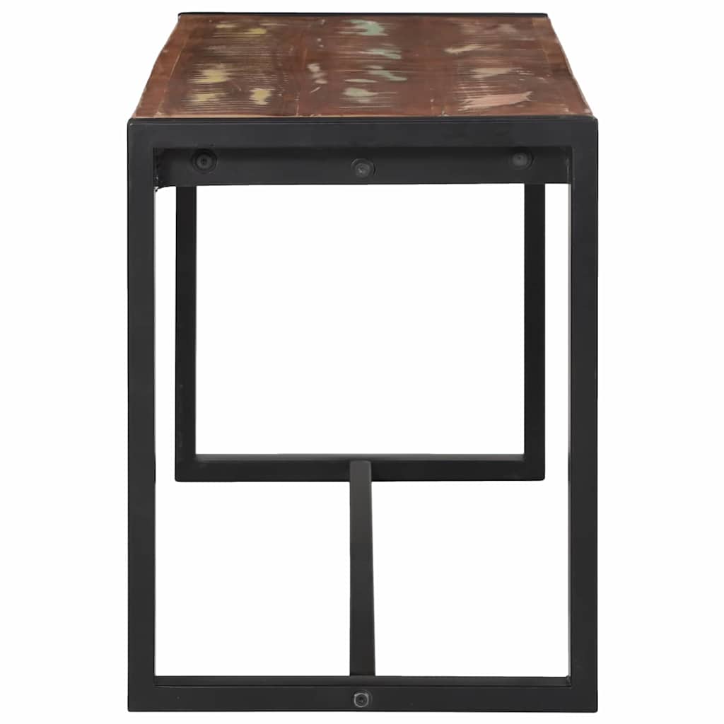 Bank Mehrfarbig 60x35x45 cm Massivholz Altholz