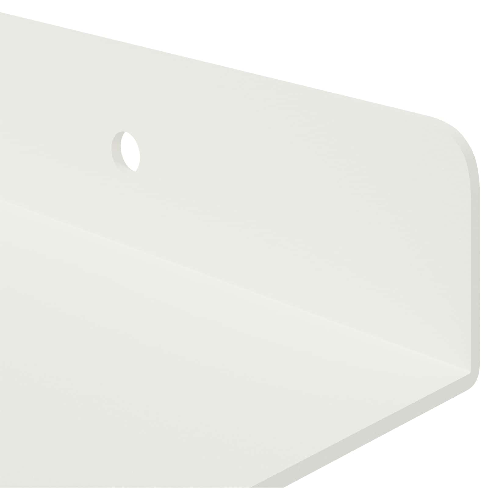 Schwebendes Regal 3 pcs Schwarz 40 x 9 x 2,5 cm Stahl
