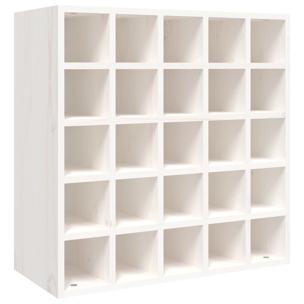 Weinschrank 56 x 25 x 56 cm Massivholz Kiefer