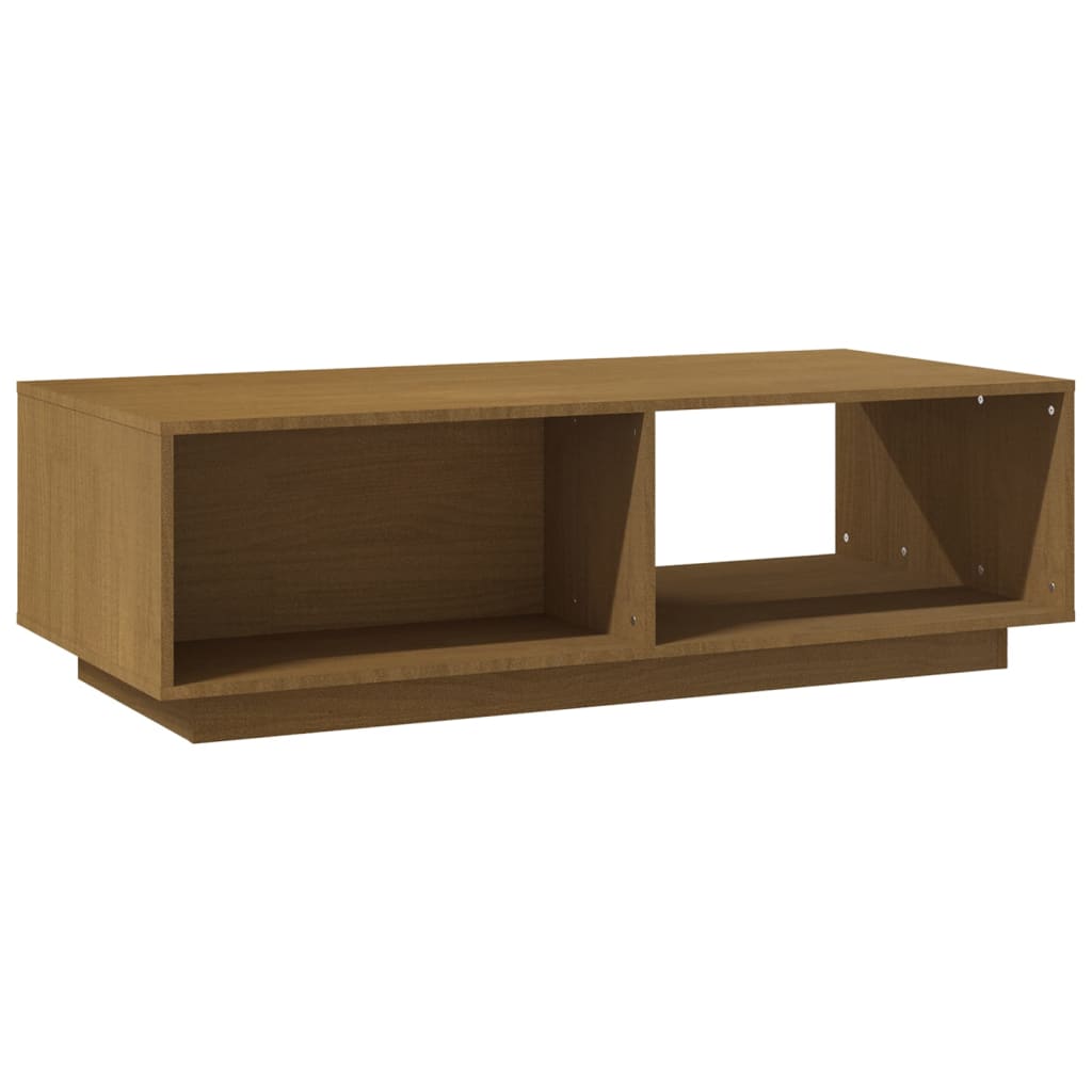 Couchtisch 110x50x33,5 cm Massivholz Kiefer
