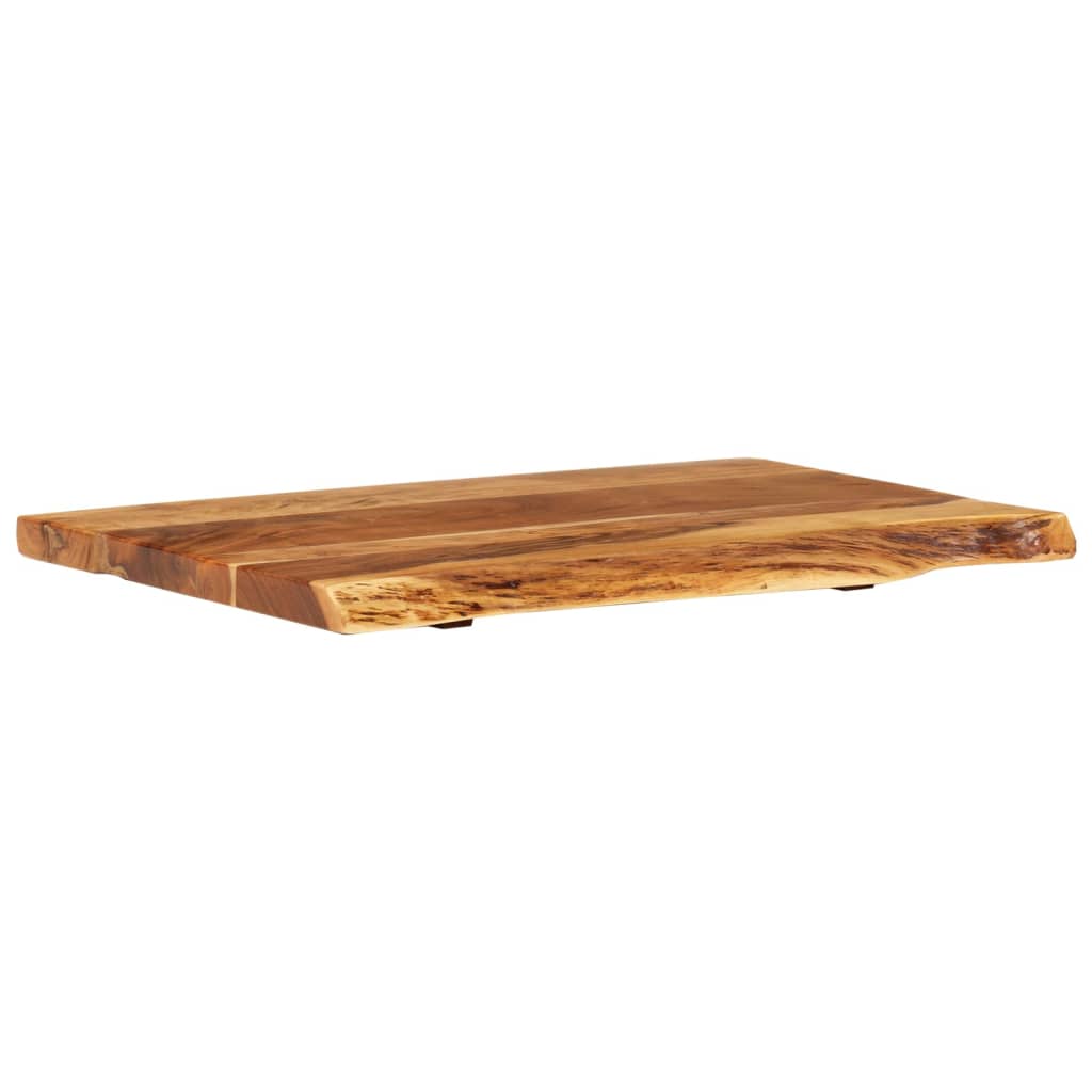 Badezimmer-Waschtischplatte Massivholz Akazie 100x52x2,5 cm