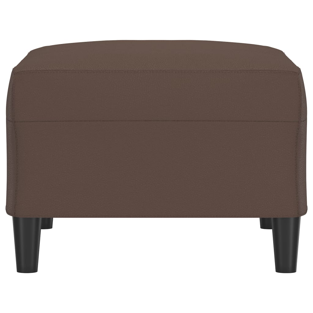 Fußhocker Schwarz 60x50x41 cm Kunstleder