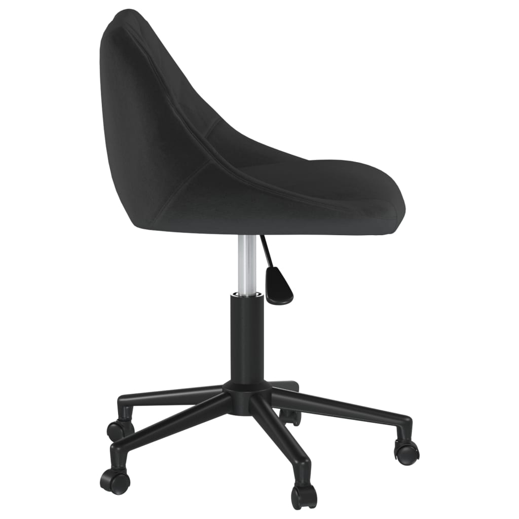 Bürostuhl Drehbar Creme Samt
