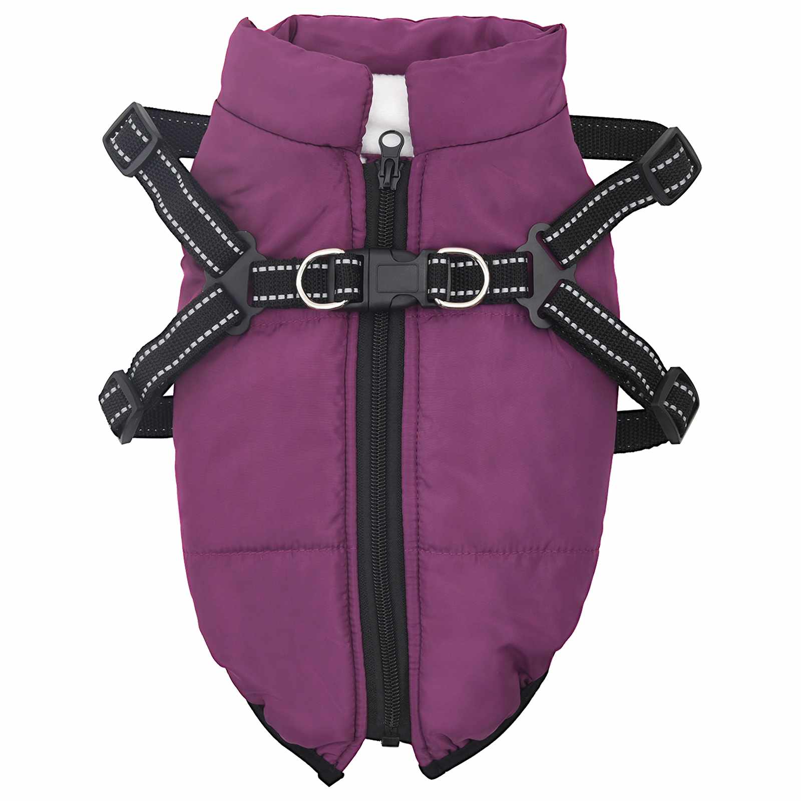 Hundemantel Rot L24 Fleece und Polyester