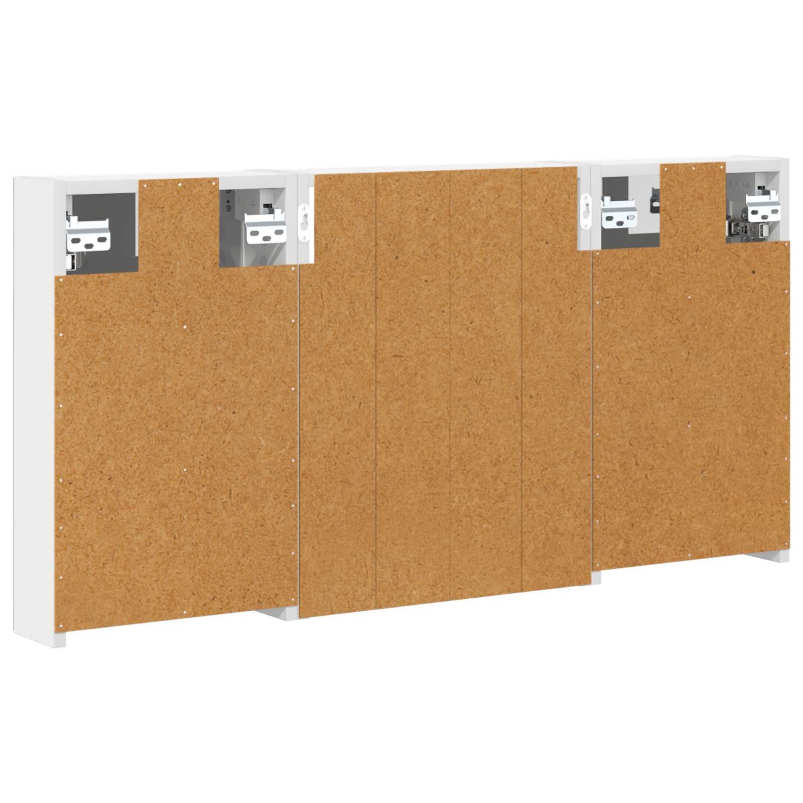 Badezimmerschrank-Set 3 pcs 80 x 10,5 x 50 cm Holzwerkstoff