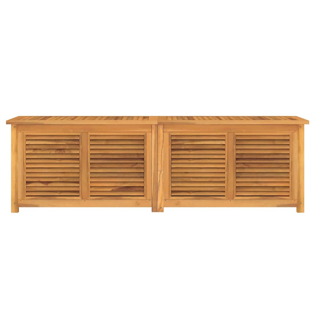 Gartenbox mit Beutel 60x50x58 cm Massivholz Teak