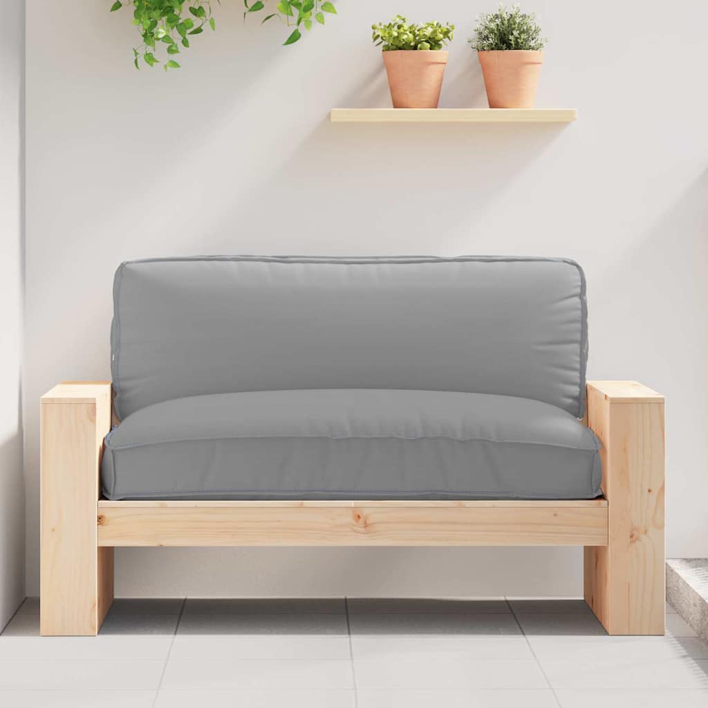 Kissen Anthrazit 120 x 80 x 12 cm Oxford-Stoff