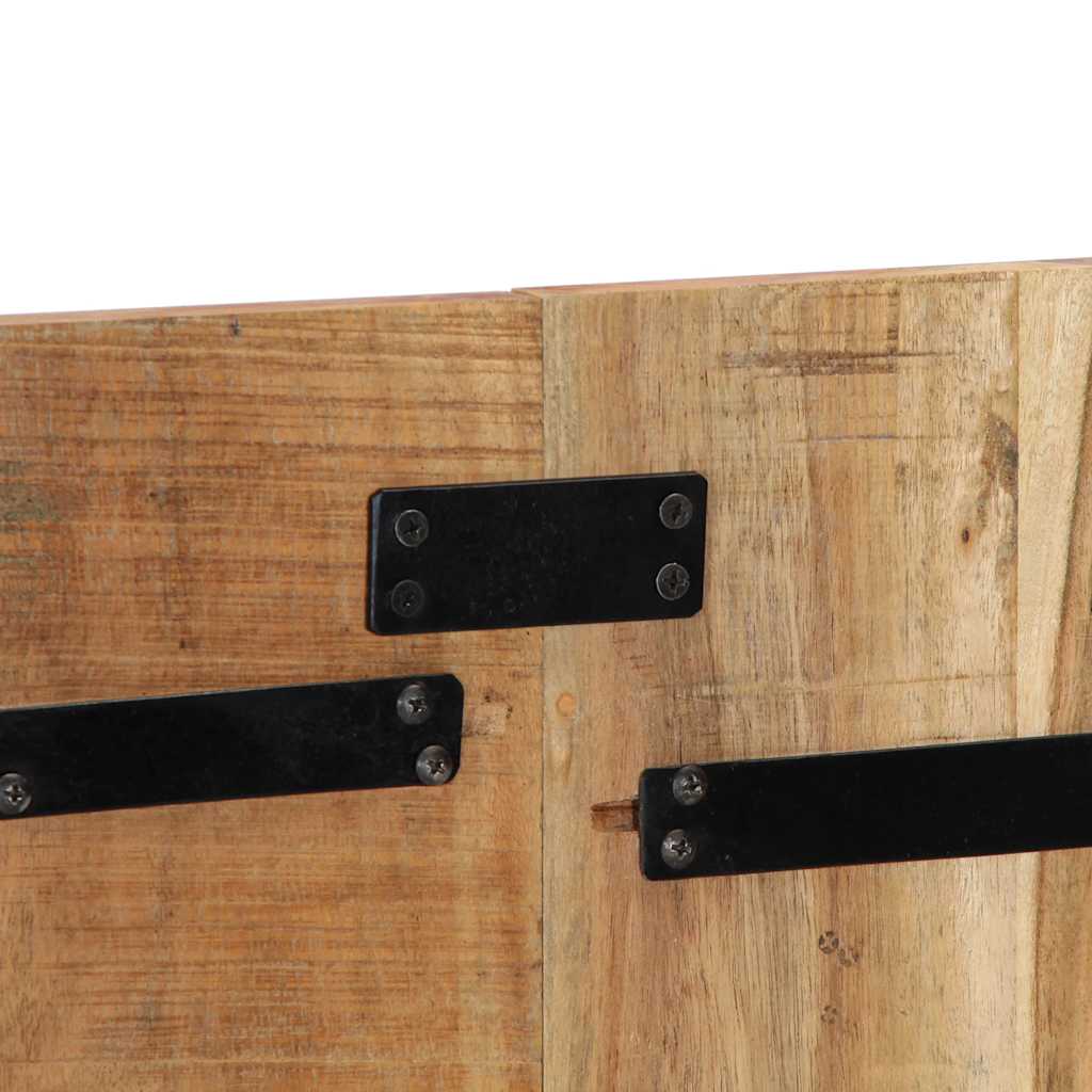 Kopfteil Mehrfarbig 160 cm Massivholz Altholz