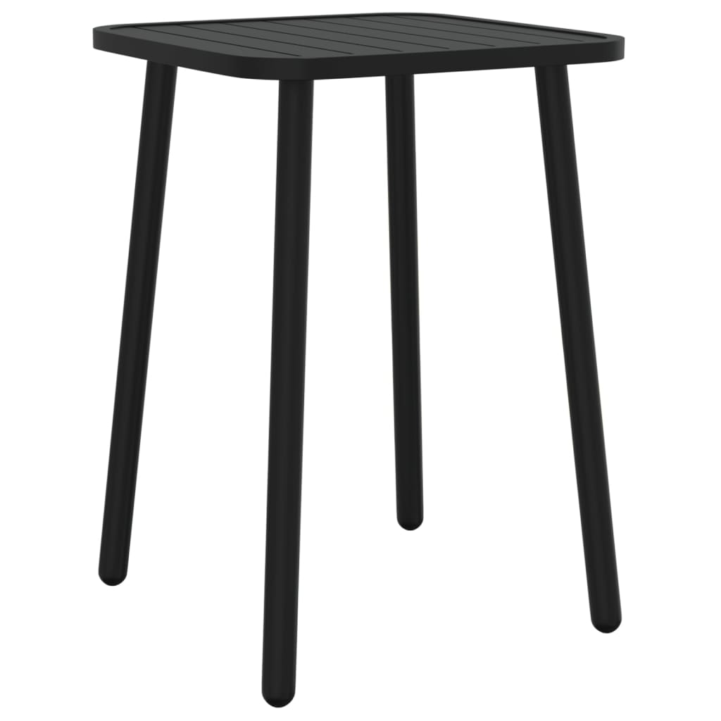 Gartentisch Anthrazit 100x100x71 cm Stahl