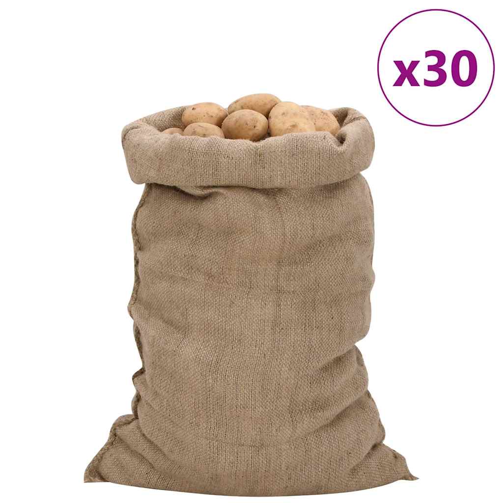 Jutesäcke 5 Stk. 60x105 cm 100% Jute 340 g/m²