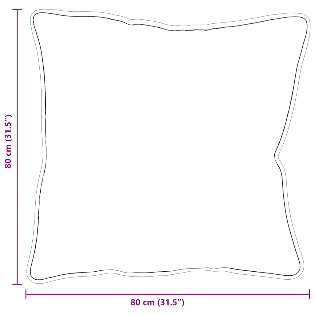 Kopfkissen Weiß 40 x 60 cm Baumwolle und Polyester