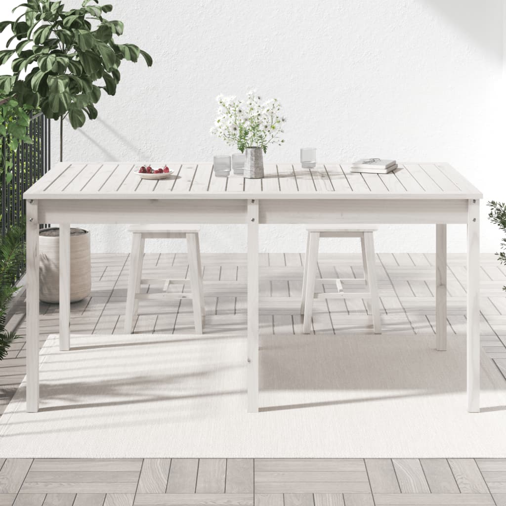 Gartentisch 82,5x82,5x76 cm Massivholz Kiefer