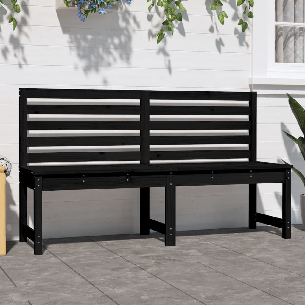 Gartenbank 109 cm Massivholz Kiefer