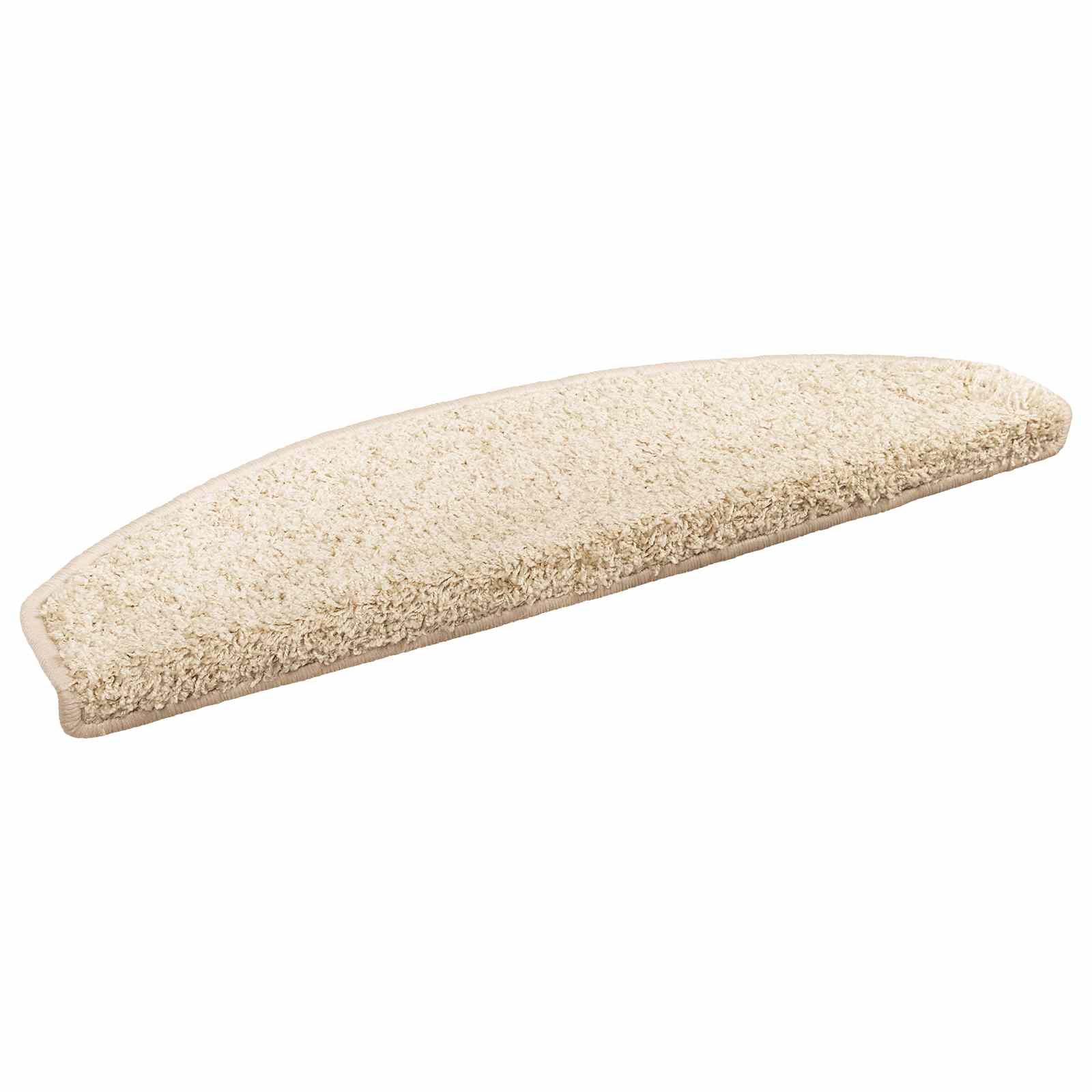 Stufenmatten 15 Stk. 56x17x3 cm Grau Halbrund