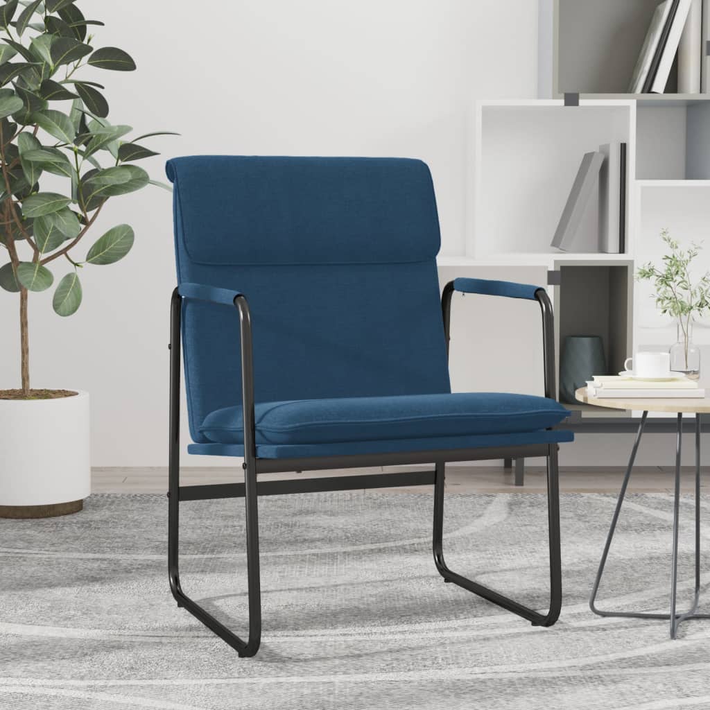 Loungesessel Hellgrau 55x64x80 cm Stoff